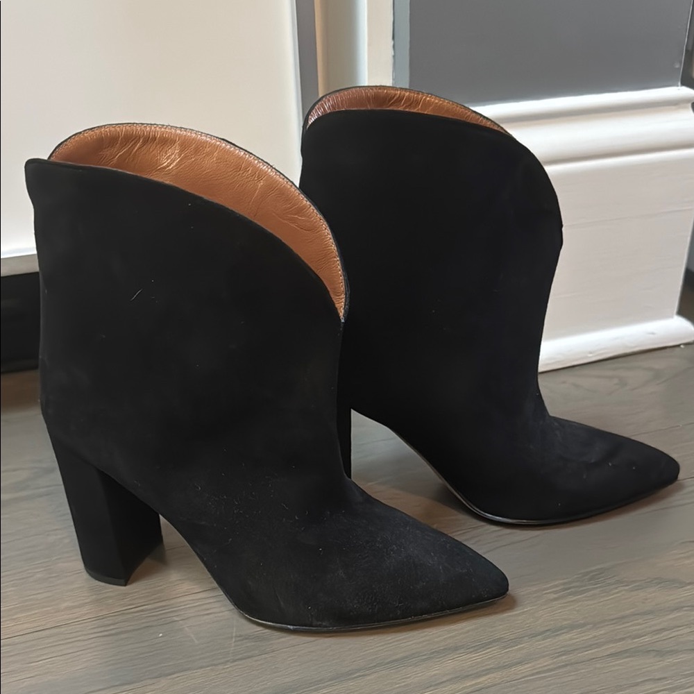 Paris Texas Black Suede Boots